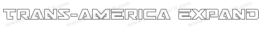 Trans-America Expand字体转换